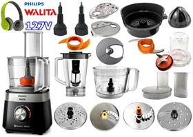 Multiprocessador 1000w 127v RI7303 com 21 Itens com 2 Anos Garantia com Cortesia Fone Verde