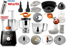 Multiprocessador 1000w 220v acompanha 21 Itens com 2 Anos de Garantia cortesia aparador de cabelos