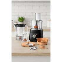 Multiprocessador 1000W 220V Preto - Cortes, Rala e Mistura