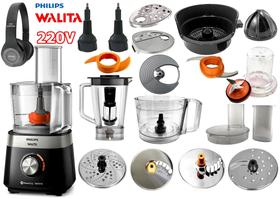 Multiprocessador 1000w 220v RI7303 com 21 Itens com 2 Anos Garantia com Cortesia Fone Preto