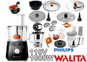 Multiprocessador 1000w com 21 Itens com 2 Anos Garantia 110V cortesia fone
