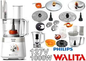 Multiprocessador 127v 1000w com 21 Itens com 2 Anos Garantia cortesia pinça