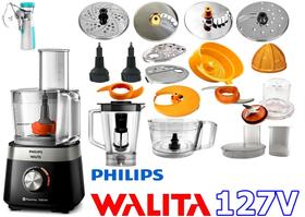 Multiprocessador 127v 1000w com 21 itens com cortesia nebulizador portátil