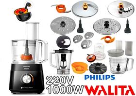 Multiprocessador 220v 1000w com 2 Anos Garantia com 21 Itens e cortesia fone