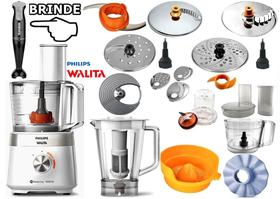 Multiprocessador 220v 1000W com 21 Itens com 2 Anos Garantia cortesia Mixer telefunken