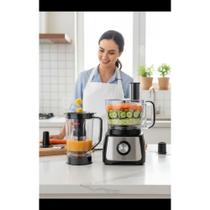 Multiprocessador 5 em 1 Preto 1000W: Turbo Chef Pique, Fatie