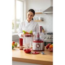 Multiprocessador 900W Inox 5 em 1 Turbo 220V