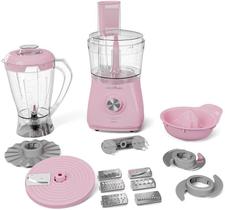 Multiprocessador Britânia Rosa 12 em 1 Com Batedeira 1000W BMP1100RS Multiprocessador Britânia Rosa 12 em 1 Com Batedeira 1000W BMP1100RS