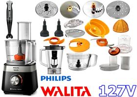 Multiprocessador de 127v por 1000w com 2 Anos Garantia com 21 Itens cortesia mixer telefunken 127v