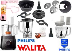 Multiprocessador de 220V por 600w com 16 Itens com 2 Anos Garantia com blender pink