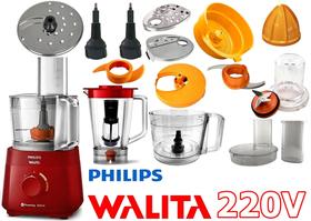 Multiprocessador de 600w de 220v contendo 18 Itens com 2 Anos Garantia E disco inox fatiador 2,4mm