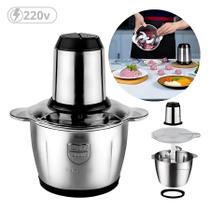 Multiprocessador de Alimentos 220V Motor Potente e Tigela de Aço Inox Multiprocessador de Alimentos 220V Motor Potente e Tigela de Aço Inox