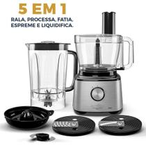 Multiprocessador de Alimentos Britânia Multifunções 5 em 1 1300W BMP2000 127V