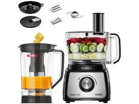 Multiprocessador de Alimentos Mondial Preto - Turbo Chef MPN-01-BE 7 Funções 1000W