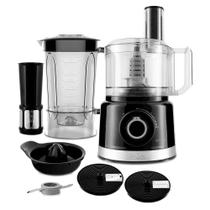 Multiprocessador De Alimentos Philco Pmp1500p 5 Em 1 Turbo Preto 220v