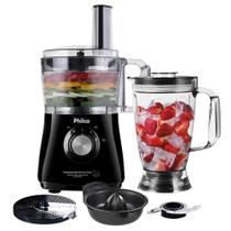 Multiprocessador de Alimentos Philco Preto - All in One Citrus 5 em 1 - 1000W Multiprocessador de Alimentos Philco Preto - All in One Citrus 5 em 1 - 1000W