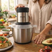 Multiprocessador Elétrico de Alimentos 2 ou 3 Litros 127V ou 220V 4 Lâminas Processador de Alimentos Multiprocessador Elétrico de Alimentos 2 ou 3 Litros 127V ou 220V 4 Lâminas Processador de Alimentos