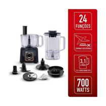 Multiprocessador + Liquidificador 24 Funções Cinza 127V