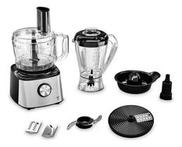 Multiprocessador Philco 1000W 5 Preto e Inox Em 1 PMP10A 110V