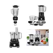 Multiprocessador Philco 9 Em 1 Vidro Copo de Vidro 1700w 127V Multiprocessador Philco 9 Em 1 Vidro Copo de Vidro 1700w 127V