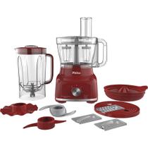 Multiprocessador Philco PMP1600, 2 Vel + Pulsar, 1400W, Vermelho - 110V