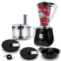 Multiprocessador Philco Pro 5 em 1 Inox 1000W Citrus Preto