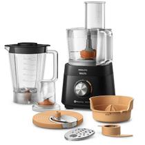 Multiprocessador Philips Walita 7 em 1 Powerchop 1000W - HR7304/91 Preto 110 VOLTS