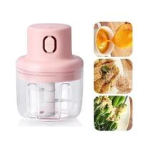 Multiprocessador S Fio 3 Laminas Triturador Recarregável Usb Multiprocessador S Fio 3 Laminas Triturador Recarregável Usb