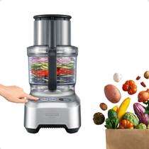 Multiprocessador Tramontina by Breville Slice Pro em Alumínio Fundido Fosco 1200 W