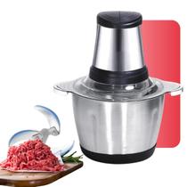 Multiprocessador Triturador De Alimentos Elétrico 2L 110V E 127V Processador Picador Multifuncional Moedor de Alimentos Processador de Leguminosas