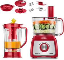 Multiprocessador Turbo Chef 9 em 1 Mondial MPN01RF Vermelho 110V