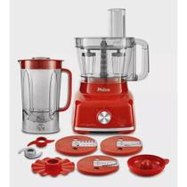Multiprocessador vermelho Philco PMP1600V 9 em 1 1700w 127v Multiprocessador vermelho Philco PMP1600V 9 em 1 1700w 127v