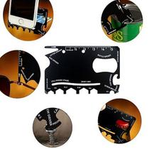 Multitool Card 18 In 1 Cartão De Sobrevivência Aço Inoxidável Para Kit De Primeiros Socorros