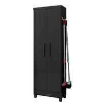 Multiuso 2 Portas Linus Preto Fosco - Qmovi Multiuso 2 Portas Linus Preto Fosco - Qmovi
