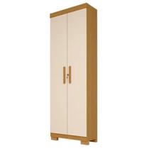 Multiuso Acp Íris 02 Portas com Chave 100% MDF - Cinamomo/Off White