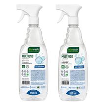 Multiuso Biodegradável Concentrado Kit 2 Unidades Sensitive Sem Fragrância 650ml Biowash Multiuso Biodegradável Concentrado Kit 2 Unidades Sensitive Sem Fragrância 650ml Biowash