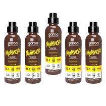 Multiuso Biodegradável Vegano Garoa Concentrado 500Ml Kit 5