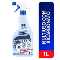 Multiuso com Bicarbonato e Álcool 1L com gatilho GUIMARÃES LIMPA TÊNIS