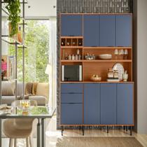 Multiuso cozinha Libia jequitiba/azul lord