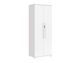 Multiuso Dallas 100% MDF Pés em Madeira com Chave Branco