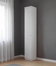 Multiuso de Canto Pequeno Lavanderia 1 Porta 4 Nichos Branco