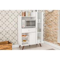 Multiuso de Cozinha Fruteira RT 3059 c/ 2 Portas e 1 Gaveta p/ Forno Branco - Movelbento