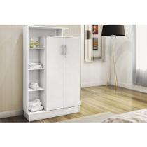 Multiuso Escritório Elite c/ 2 Portas c/ Chave e Pés Branco - Demóbile Multiuso Escritório Elite c/ 2 Portas c/ Chave e Pés Branco - Demóbile