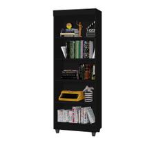 Multiuso Livreiro Aspen Preto J&A Móveis Decoração Multiuso Livreiro Aspen Preto J&A Móveis Decoração