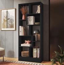 Multiuso Livreiro com 8 nichos 4815 Preto