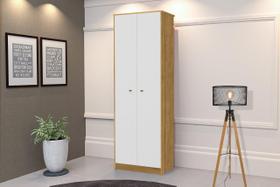 Multiuso OFF 2 Portas Com Prateleiras Cor Off White/Nature