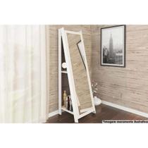 Multiuso Quarto Casal Espelho RT 3083 Branco - Movelbento