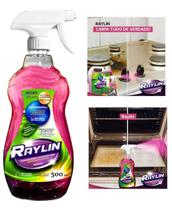 Multiuso Raylin 500ml Limpa Tudo De Verdade Desengraxante Desingordurante Limpeza Pesada