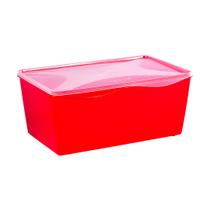 Multiúso Retangular 12 L - VERMELHO MAÇÃ DO AMOR