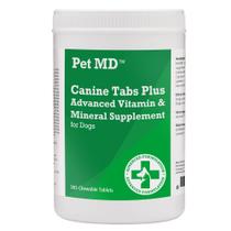 Multivitaminas Pet MD Canine Tabs Plus 365 com sabor de fígado Multivitaminas Pet MD Canine Tabs Plus 365 com sabor de fígado
